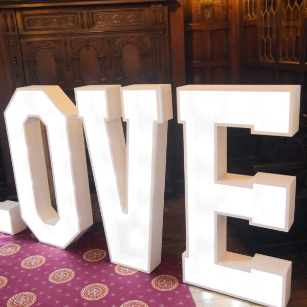 LED Love Wedding Sign