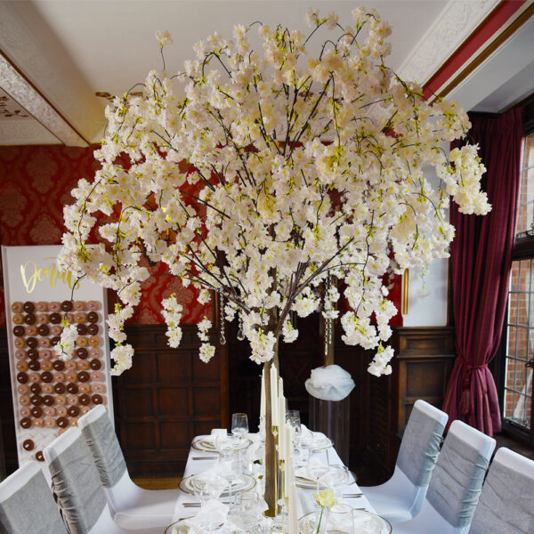 Hanging Cherry Blossom Wedding Trees