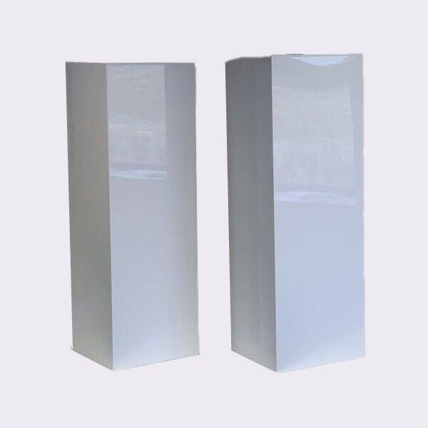 White Acrylic Plinths