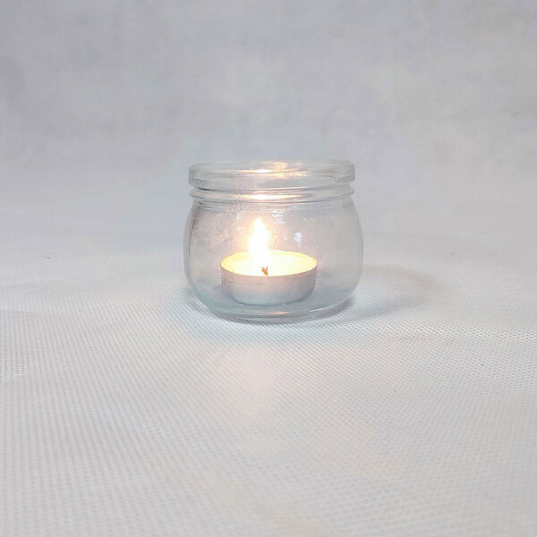 Glass Jar Tealight Holders