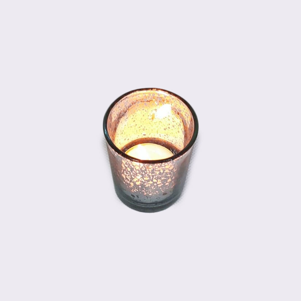 Glass Speckled Tealight Holders