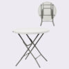 Round Folding Display Table Hire